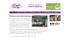 Desktop Screenshot of besthealthfoodshop.com